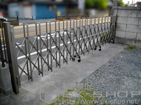 のカーゲート トリップゲート PB型 ノンレール 片開き 49S 施工例