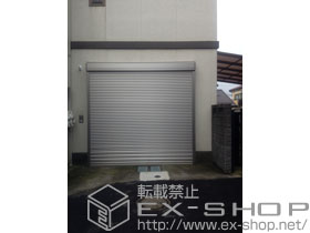 のガレージシャッター ガレージシャッタークワトロ 電動式 外部付タイプ 施工例