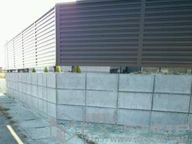 のフェンス・柵 プリレオR5型フェンス フリーポールタイプ 施工例