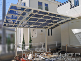 のカーポート カーブポートシグマIII 積雪〜20cm対応 施工例