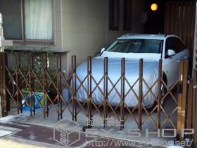 のカーゲート トリップゲート PA型 ノンレール 片開き 33S 施工例