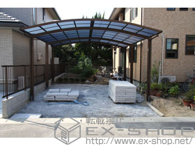 のカーポート レイナツインポートグラン 延長　積雪〜20cm対応 施工例