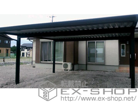 のカーポート テリオスポートIII 900 2台用 4本柱 積雪〜30cm対応 施工例