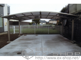 のカーポート カーブポートシグマIII ワイド 積雪〜20cm対応 施工例