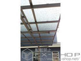 のカーポート エックスルーフ ワイド 積雪〜20cm対応 施工例