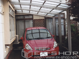 のテラス屋根 ヴェクターテラス R型 1500 テラスタイプ 単体 積雪〜50cm対応 施工例