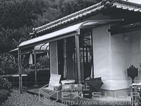 のテラス屋根 ライザーテラスII R型 テラスタイプ 連棟 積雪〜20cm対応 施工例