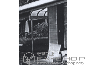 のテラス屋根 ライザーテラスII R型 テラスタイプ 単体 積雪〜20cm対応 施工例