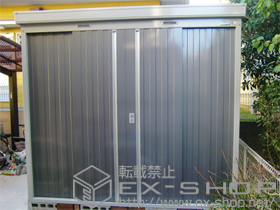 の物置・屋外倉庫 ネクスタ 一般型(NXN-60S)+雨とい 施工例