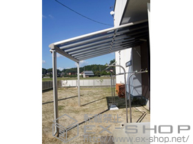 のテラス屋根 ヴェクターテラス F型 テラスタイプ 単体 積雪〜20cm対応 施工例