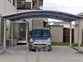 のカーポート プレシオスポート ワイド 積雪〜20cm対応＋屋根ふき材補強部品 施工例