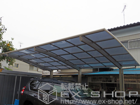 のカーポート ファインポートII R 積雪〜20cm対応 施工例