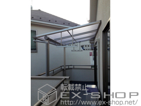 のバルコニー・ベランダ屋根 ヴェクターテラス F型 屋根タイプ 単体 積雪〜20cm対応 施工例