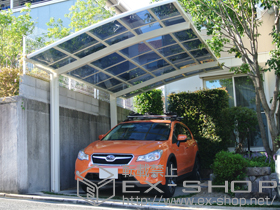 のカーポート カーブポートシグマIII 積雪〜20cm対応 施工例