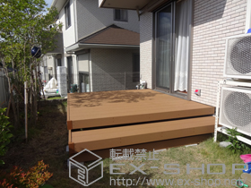 のウッドデッキ リウッドデッキ 200 床下囲いセット+リウッドデッキ 200 床下囲いセット 施工例