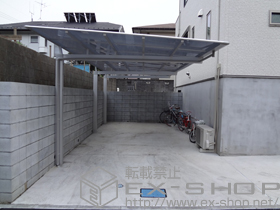 のカーポート マイリッシュ 前下がり 延長 積雪〜20cm対応 施工例