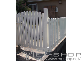 の門扉 レスティン門扉 13型 片開き　門柱使用 施工例