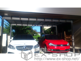 のカーポート アーキデュオ ワイド 積雪〜20cm対応 施工例