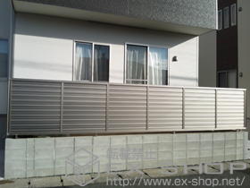 のフェンス・柵 セレビューフェンスR5型 自在柱式 施工例