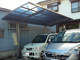 のカーポート レイナポートグラン　積雪〜20cm対応＋着脱式サポート 施工例