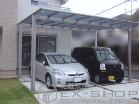 のカーポート エフルージュ ツイン 積雪〜20cm対応 施工例