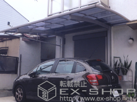 のカーポート レイナポートREグラン 前下がり積雪〜20cm対応 施工例