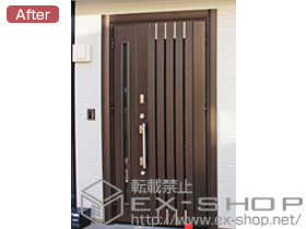 の玄関ドア 防火リシェント 700型 簡易タッチキー仕様 施工例