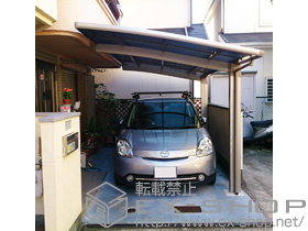 のカーポート カーブポートシグマIII 積雪〜20cm対応 施工例