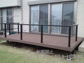 YKKAP�̃E�b�h�f�b�L ���E�b�h�f�b�L 200�{�V���v�����_���f�b�L�t�F���X8�^�����i�q1�{�^�C�v�� �{�H��