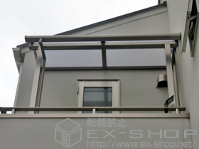 のバルコニー・ベランダ屋根 ライザーテラスII R型 屋根タイプ 単体 積雪〜20cm対応 施工例