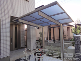 のサイクルポート・駐輪場 エフルージュグランミニ 積雪〜20cm対応 施工例