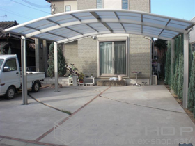 のカーポート プレシオスポート ワイド 積雪〜20cm対応 施工例