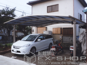 のカーポート カーブポートシグマIII ワイド 積雪〜20cm対応 施工例