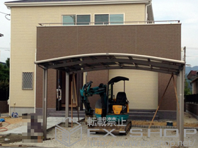 のカーポート カーブポートシグマIII ワイド 積雪〜20cm対応 施工例