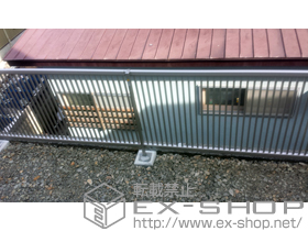 のフェンス・柵 エクスラインフェンス13型 自由柱 施工例