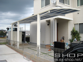 のカーポート レイナポートグラン 延長　積雪〜20cm対応 施工例