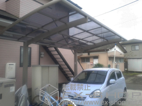 のカーポート カーブポートシグマIII 積雪〜20cm対応 施工例