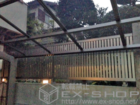 のフェンス・柵 エクジスフェンス R10型[太たて格子] 施工例