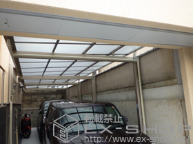 のカーポート マイリッシュ 前下がり 縦連棟 積雪〜20cm対応 施工例