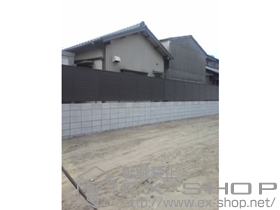 のフェンス・柵 プリレオR5型フェンス フリーポールタイプ 施工例