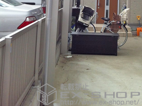 のフェンス・柵 エクスラインフェンス22型 自由柱 施工例