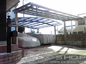 のサイクルポート・駐輪場 ルーフェス 積雪〜20cm対応 施工例