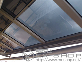 のバルコニー・ベランダ屋根 パワーアルファ F型 ルーフタイプ 単体 積雪〜30cm対応 施工例