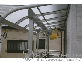 のバルコニー・ベランダ屋根 ヴェクターテラス R型 屋根タイプ 単体 積雪〜20cm対応 施工例