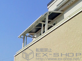 のバルコニー・ベランダ屋根 ライザーテラスII R型 屋根タイプ 単体 積雪〜20cm対応 施工例
