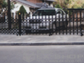 のカーゲート トリップゲート ペットガード型 ノンレール  両開き 施工例