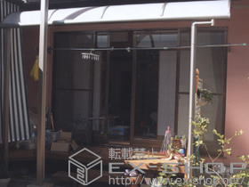 のテラス屋根 ライザーテラスII R型 テラスタイプ 単体 積雪〜20cm対応 施工例