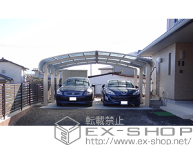 のカーポート レイナキャップポートグラン50 M合掌　積雪〜50cm対応 施工例