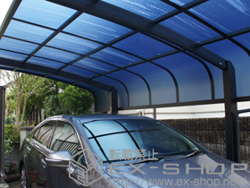 のカーポート レイナキャップポートグラン　積雪〜20cm対応＋オプション 施工例