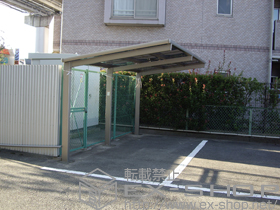 のサイクルポート・駐輪場 レークパークシグマIII オープンタイプ　積雪〜20cm対応 施工例